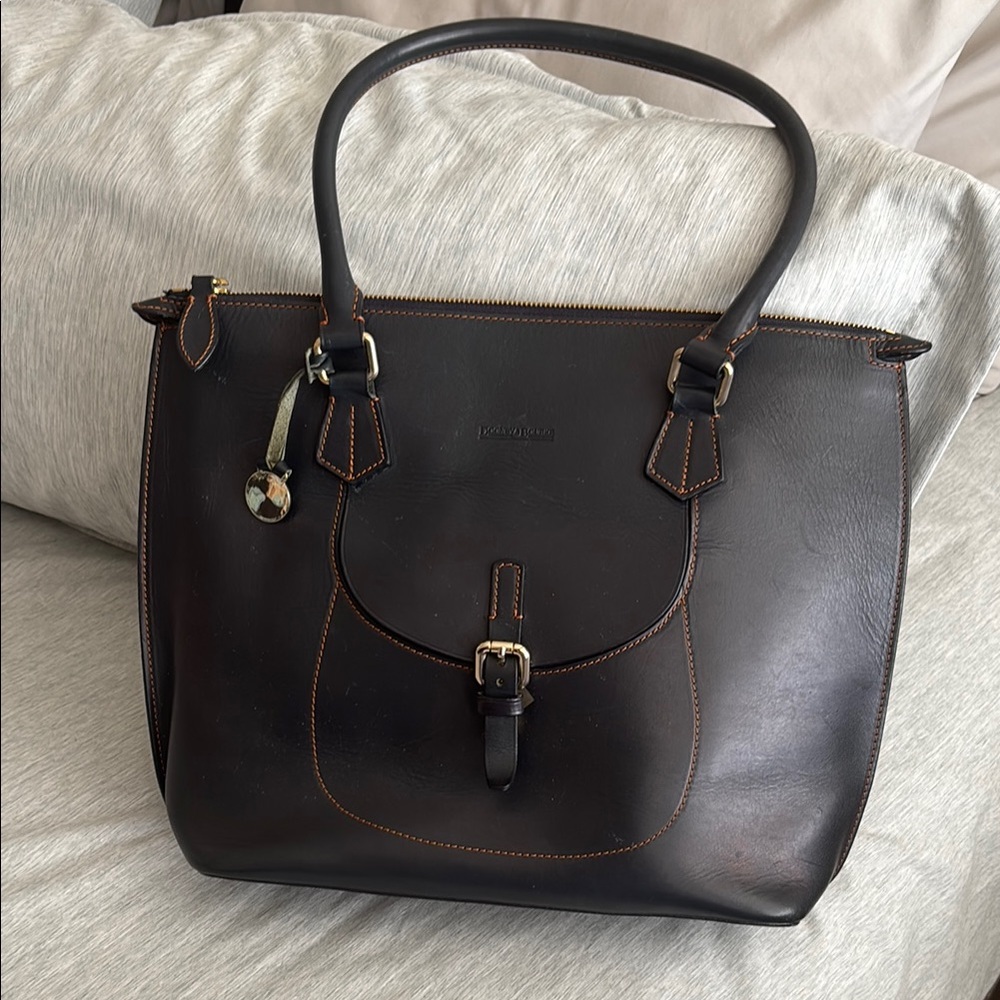 Dooney & Bourke Black Leather Shoulder Bag